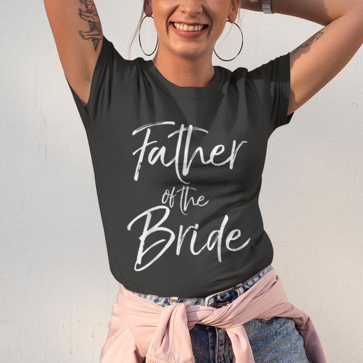 Matching Bridal Party For Family Father Of The Bride Unisex Jersey Short Sleeve Crewneck Tshirt