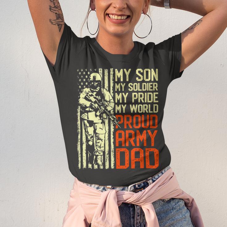 My Son Is Soldier Proud Military Dad 714 Shirt Unisex Jersey Short Sleeve Crewneck Tshirt