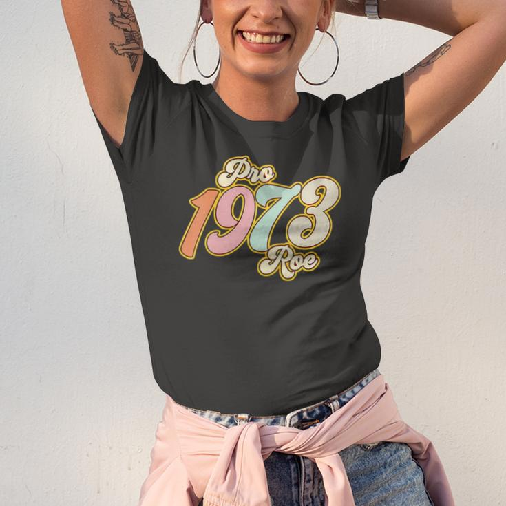 Pro 1973 Roe Mind Your Own Uterus Retro Groovy Jersey T-Shirt