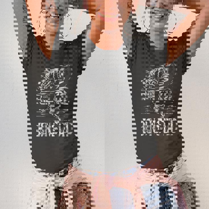 Reel Cool Bonus Dad Fishing Fathers Day Fisherman Fishing Jersey T-Shirt