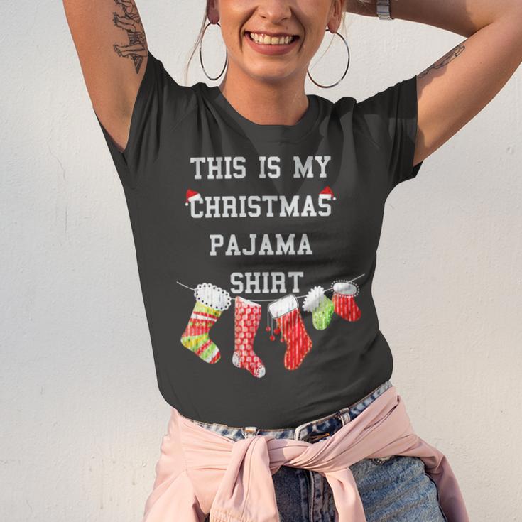 This Is My Christmas Pajama 876 Shirt Unisex Jersey Short Sleeve Crewneck Tshirt