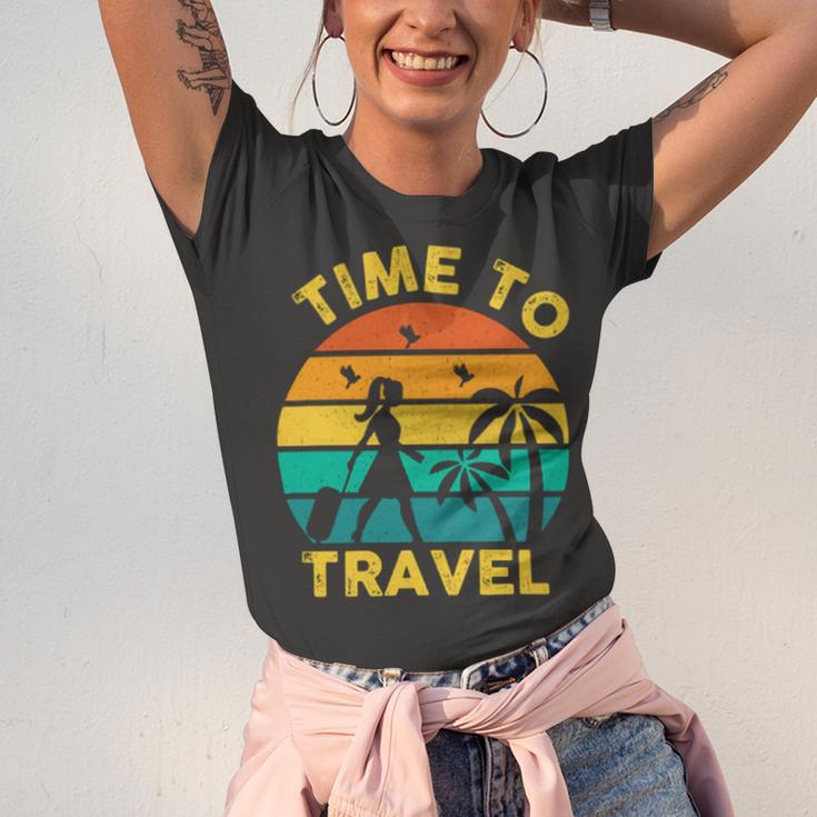 Time To Travel 807 Trending Shirt Unisex Jersey Short Sleeve Crewneck Tshirt