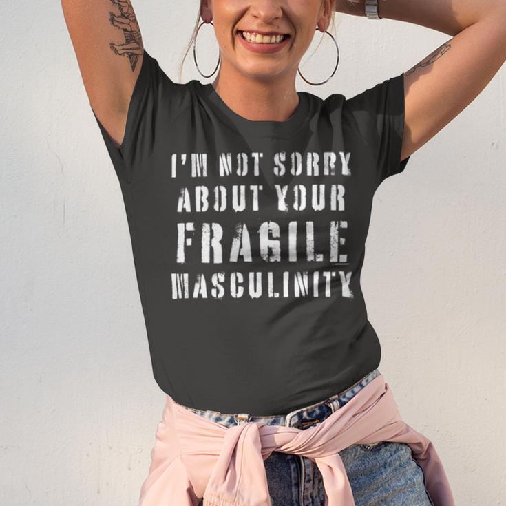 Too Clumsy To Be Around Fragile Masculinity 214 Shirt Unisex Jersey Short Sleeve Crewneck Tshirt