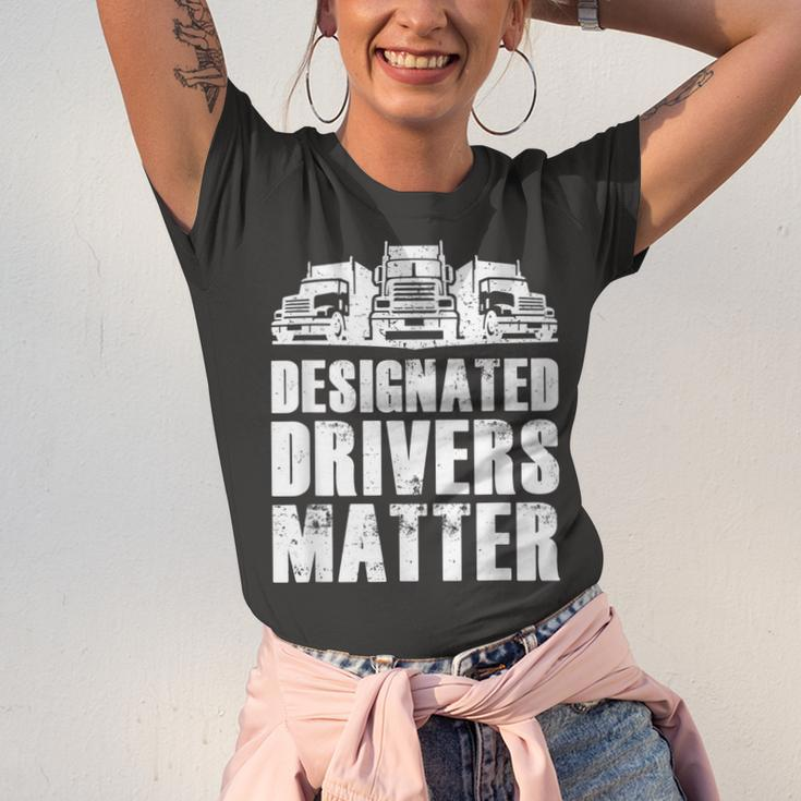 Truck Driver - Funny Big Trucking Trucker Unisex Jersey Short Sleeve Crewneck Tshirt