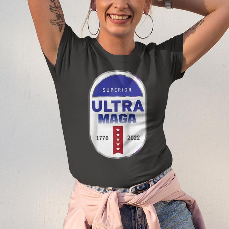 Ultra Maga 4Th Of July Raglan Baseball Tee Jersey T-Shirt