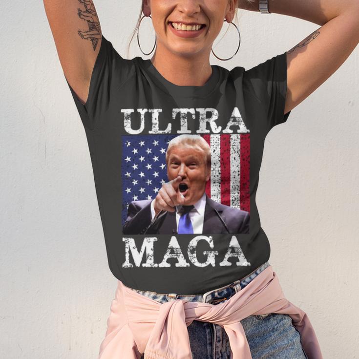 Ultra Maga Ultra Maga Funny Ultra Maga 2024 Ultra Maga And Proud Of Itultra Maga Proud Unisex Jersey Short Sleeve Crewneck Tshirt