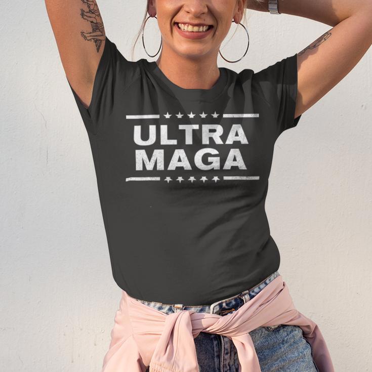 Ultra Maga United State Flag V4 Unisex Jersey Short Sleeve Crewneck Tshirt