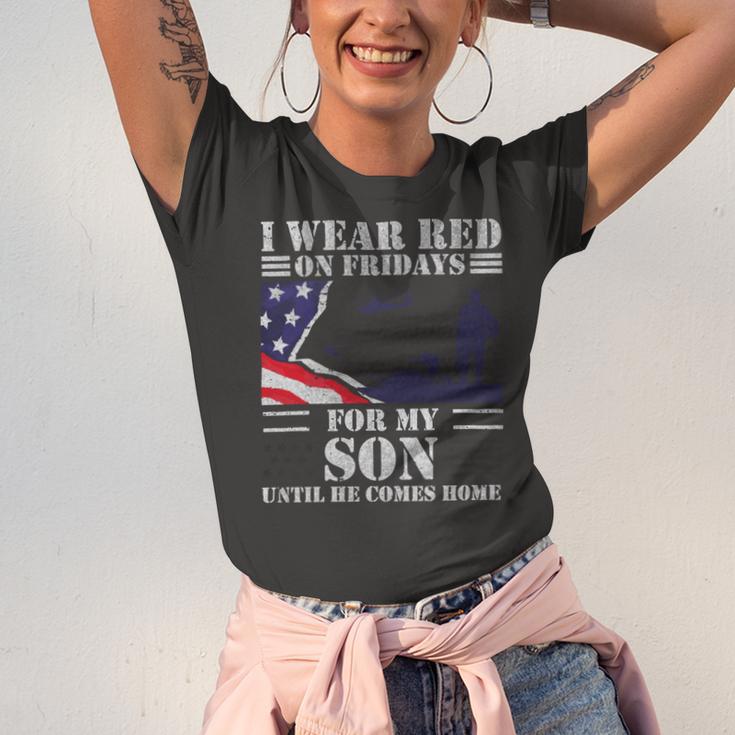 Veteran Red Fridays For Veteran Military Son Remember Everyone Deployed 98 Navy Soldier Army Military Unisex Jersey Short Sleeve Crewneck Tshirt