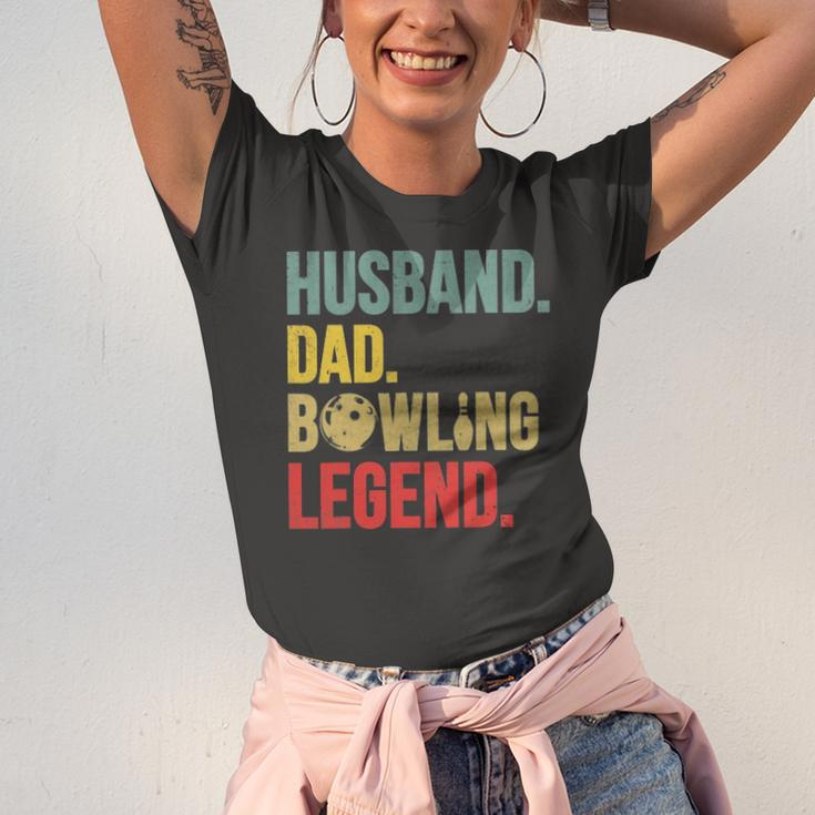 Vintage Bowling Tee For Bowling Lover Husband Dad Jersey T-Shirt