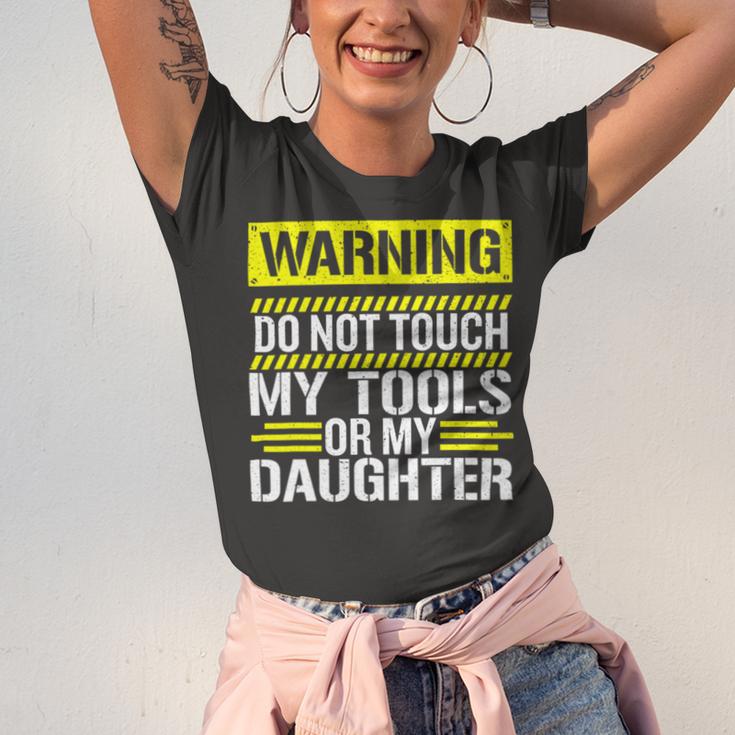 Warning Do Not Touch My Tools 196 Shirt Unisex Jersey Short Sleeve Crewneck Tshirt