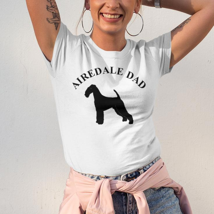 Airedale Dad Airedale Terrier Owner Jersey T-Shirt