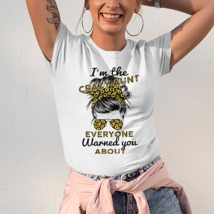 Auntie Im The Crazy Aunt Everyone Warned You About Jersey T-Shirt