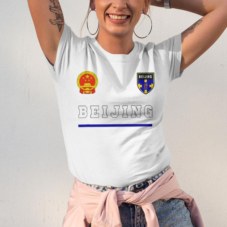 Beijing Soccer Jersey Tee Flag Football Jersey T-Shirt