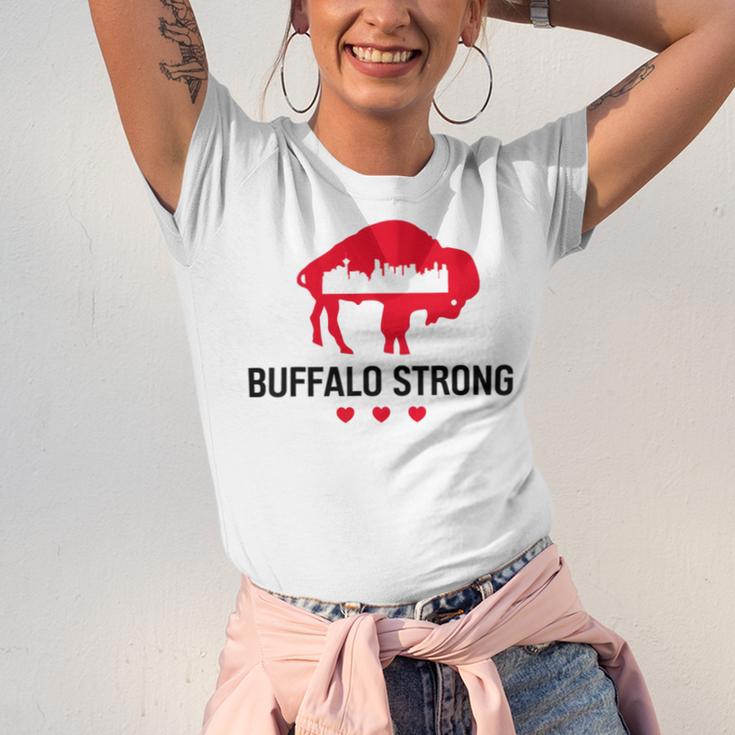 Buffalo Strong Pray For Buffalo Buffalo Strong Unisex Jersey Short Sleeve Crewneck Tshirt