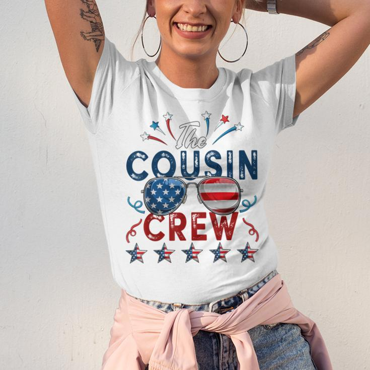 Cousin Crew 4Th Of July Patriotic American Family Matching V3 Unisex Jersey Short Sleeve Crewneck Tshirt