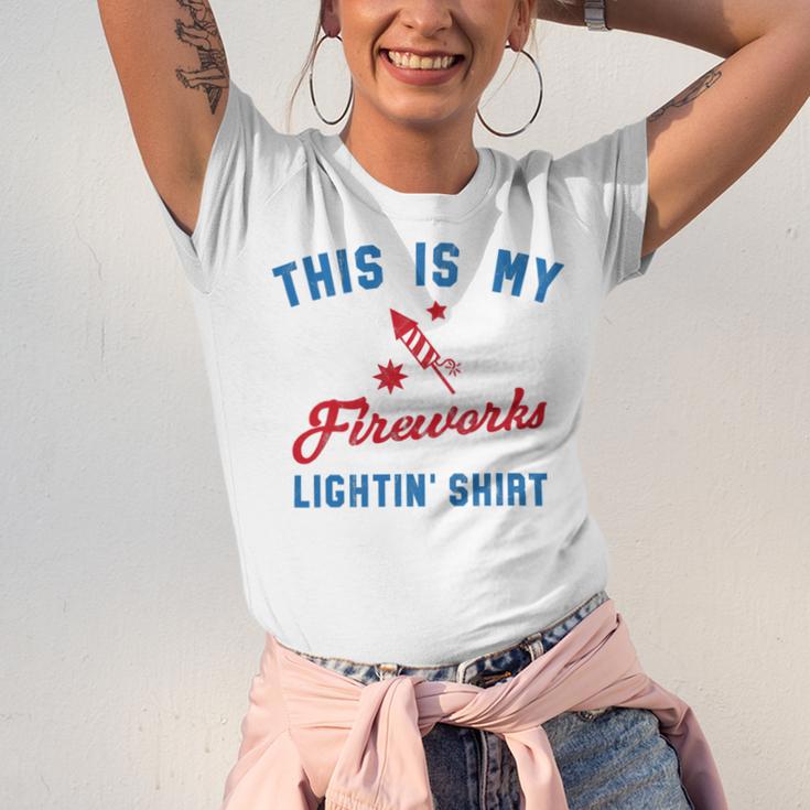 Fourth Of July My Fireworks Vintage 749 Shirt Unisex Jersey Short Sleeve Crewneck Tshirt