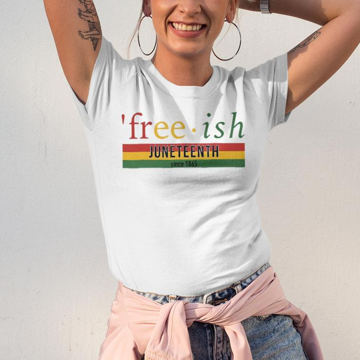 Free-Ish Since 1865 Juneteenth Black Freedom 1865 Black Pride Jersey T-Shirt
