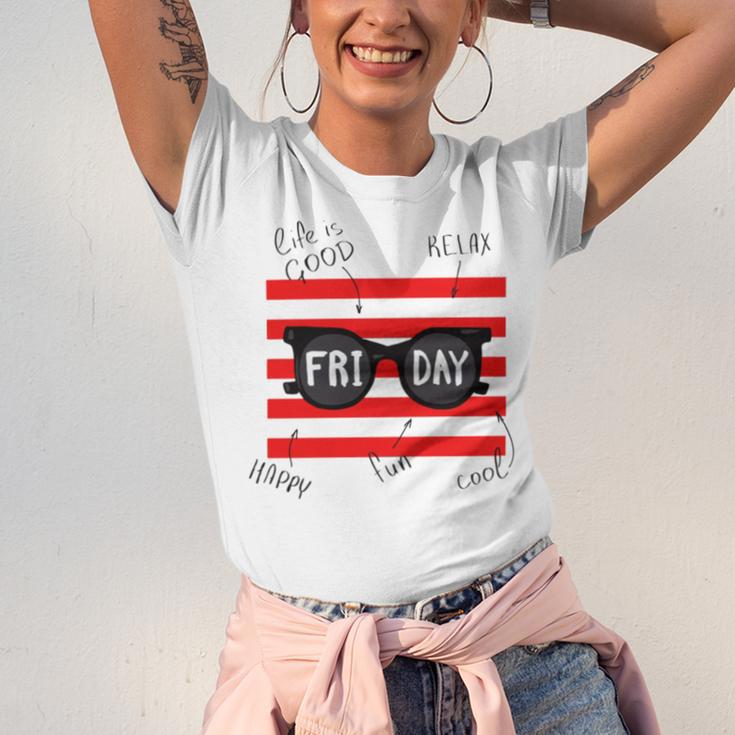 Friday With Slogans Unisex Jersey Short Sleeve Crewneck Tshirt