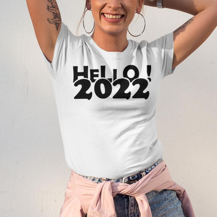 Hello V3 Unisex Jersey Short Sleeve Crewneck Tshirt