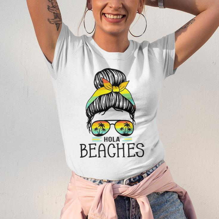 Hola Beaches Beach Vacation Summer For Jersey T-Shirt