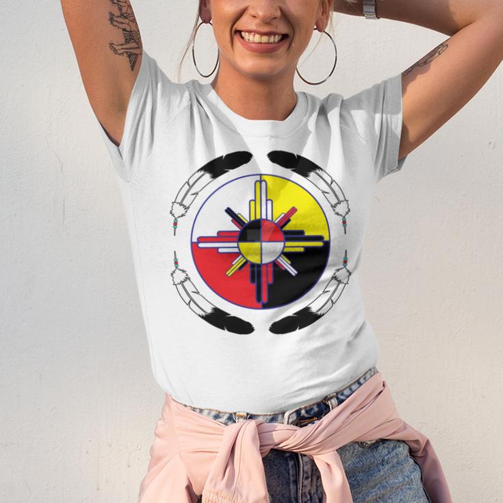 Huchnon Native American Tribe V4 Unisex Jersey Short Sleeve Crewneck Tshirt