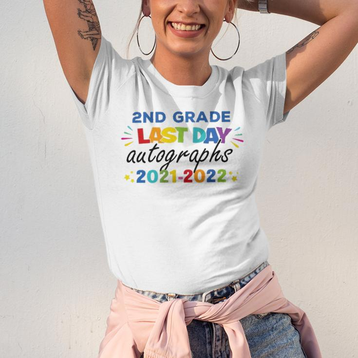 Last Day Autographs For 2Nd Grade Kids And Teachers 2022 Education Jersey T-Shirt