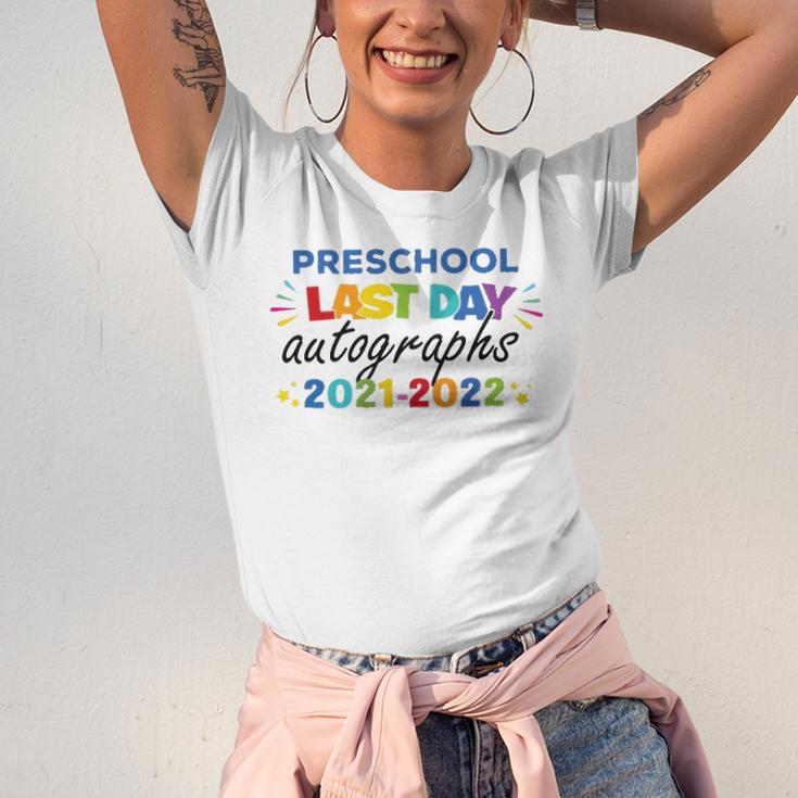 Last Day Autographs For Preschool Kids And Teachers 2022 Preschool Jersey T-Shirt