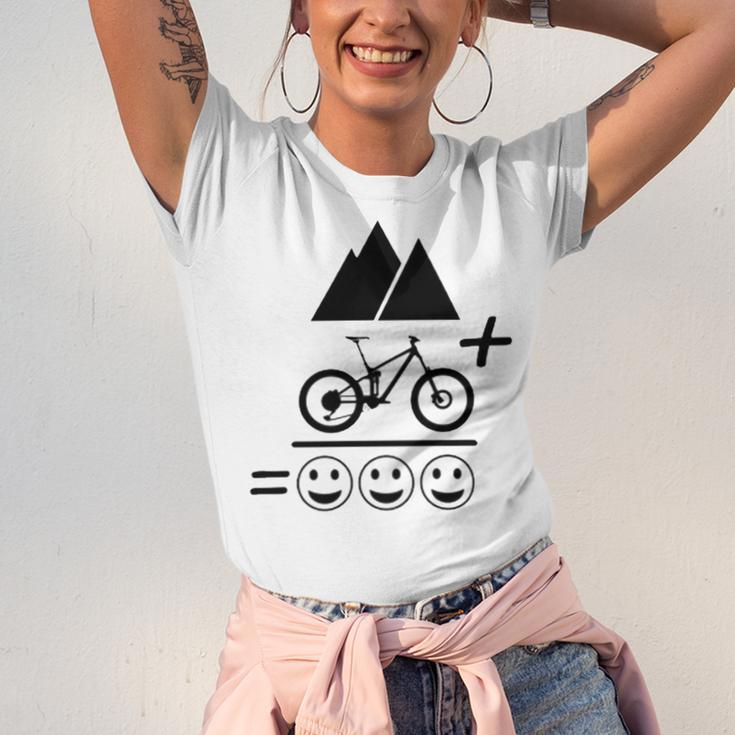 Mountain Biking Funny - Mountain Bike Happiness 194 Shirt Unisex Jersey Short Sleeve Crewneck Tshirt