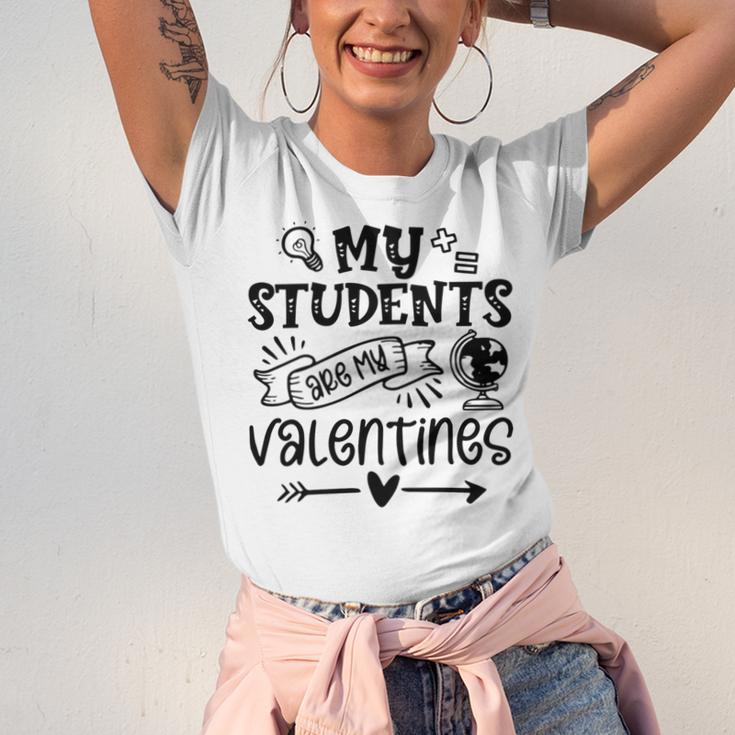 My Students Are My Valentine 142 Trending Shirt Unisex Jersey Short Sleeve Crewneck Tshirt