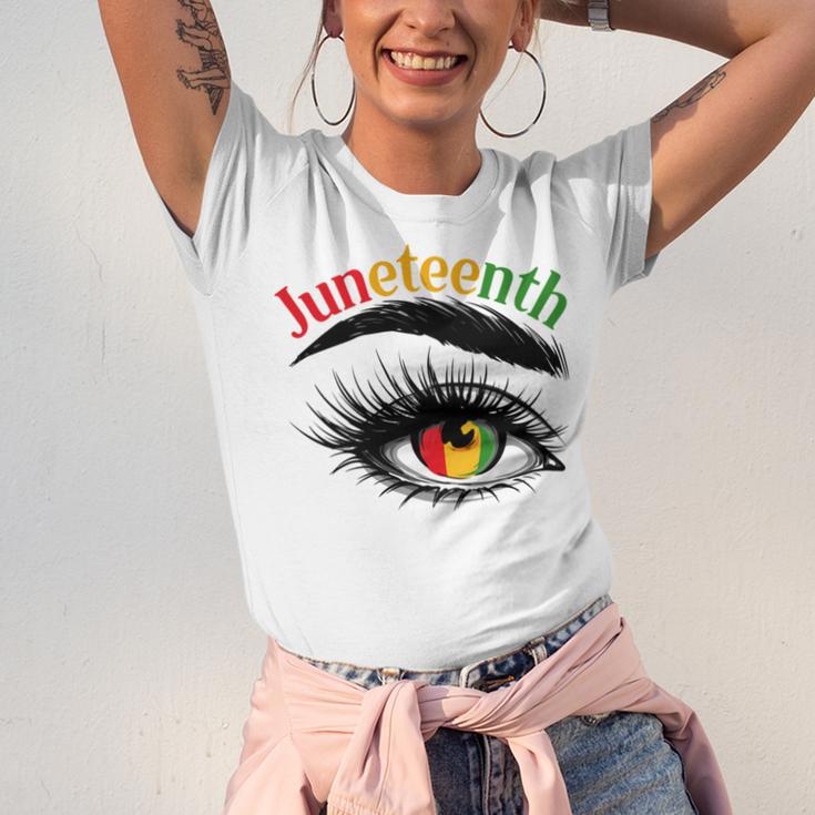 Official 4 Juneteenth - African American Women Black History Pride Unisex Jersey Short Sleeve Crewneck Tshirt