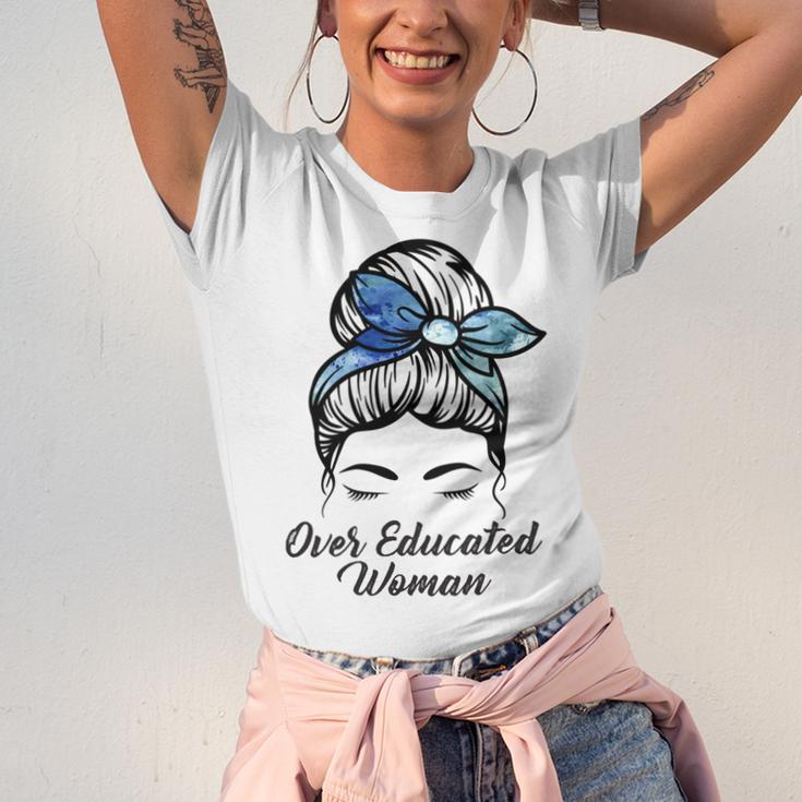 Over Educated Women Unisex Jersey Short Sleeve Crewneck Tshirt