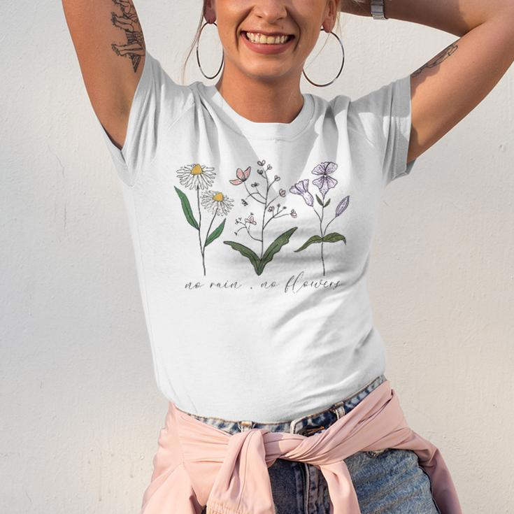 Plant Flower Wildflower Gardening Lover Jersey T-Shirt