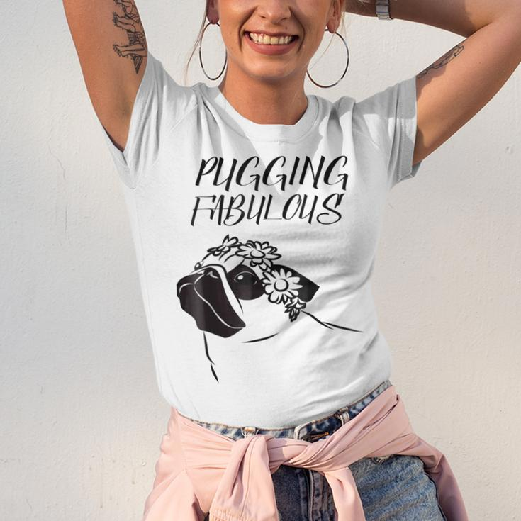 Pugging Fabulous Pug Lovers Unisex Jersey Short Sleeve Crewneck Tshirt