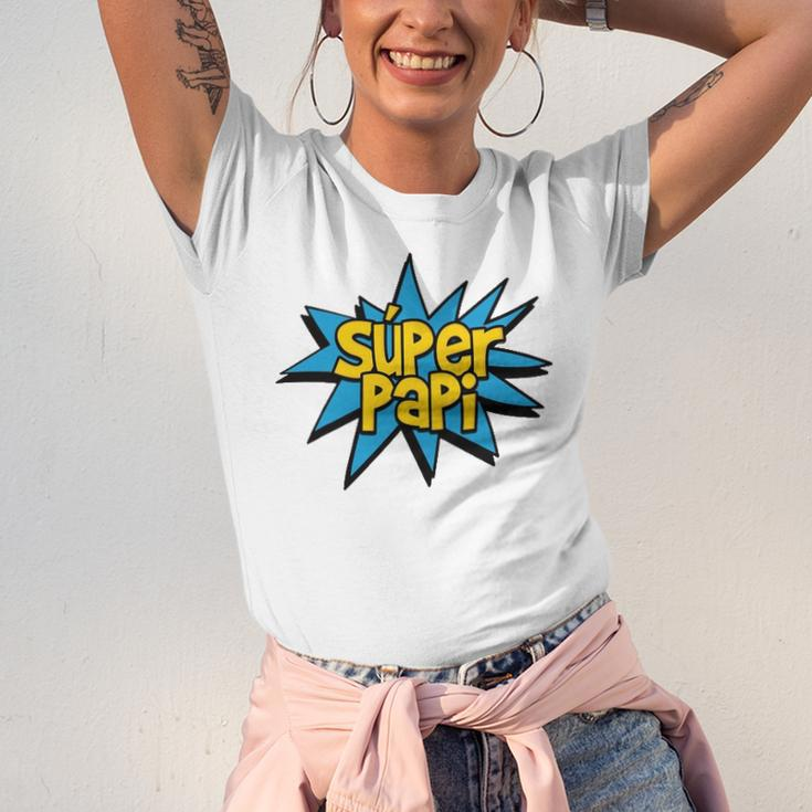 Super Papi Comic Book Superhero Spanish Dad Graphic Jersey T-Shirt