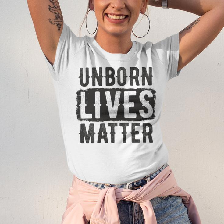 Unborn Lives Matter Unisex Jersey Short Sleeve Crewneck Tshirt