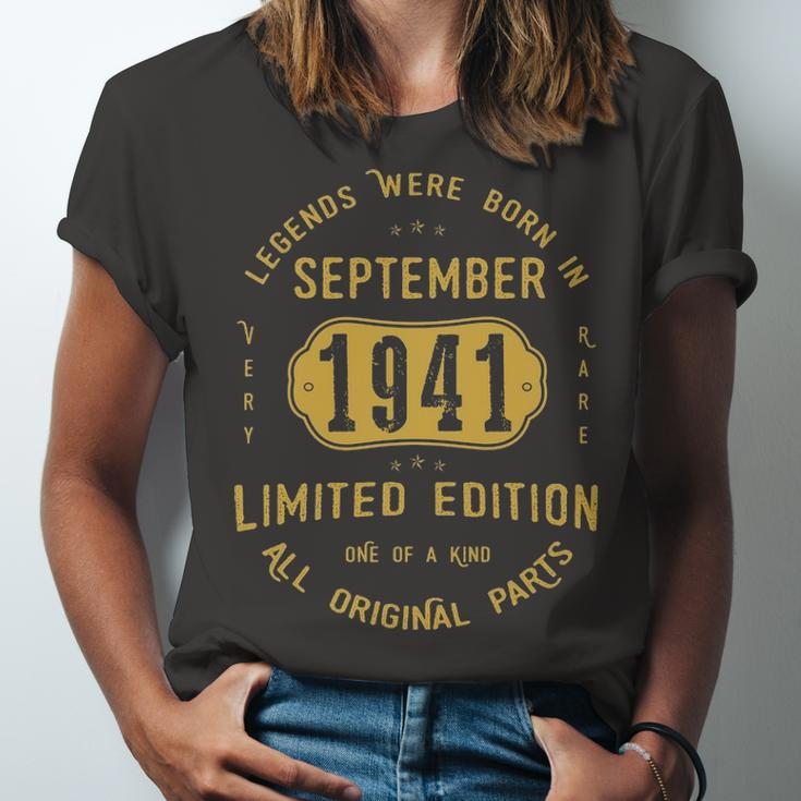 1941 September Birthday Gift 1941 September Limited Edition Unisex Jersey Short Sleeve Crewneck Tshirt