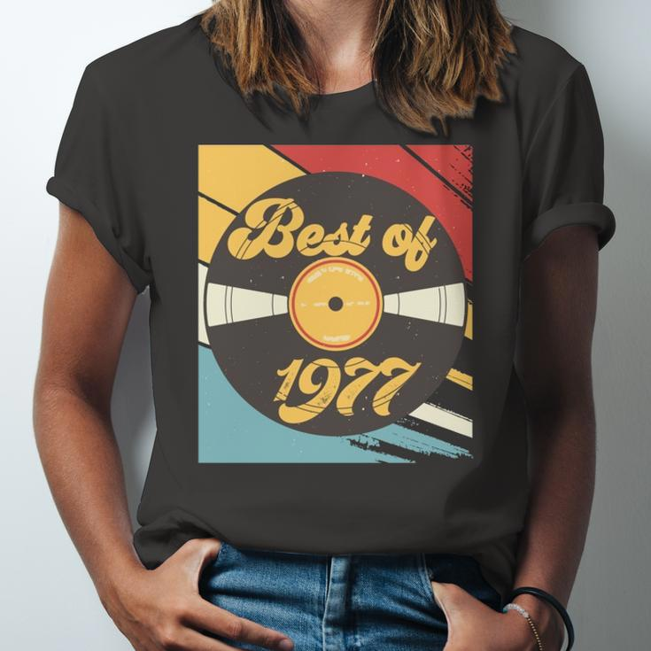 45Th Birthday Vinyl Record Vintage 1977 Jersey T-Shirt