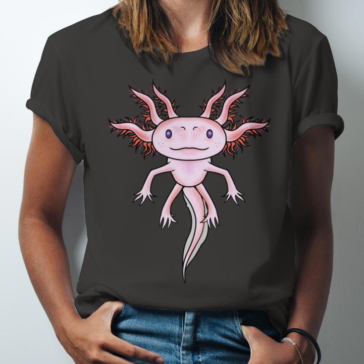 Axolotl Cute Unisex Jersey Short Sleeve Crewneck Tshirt