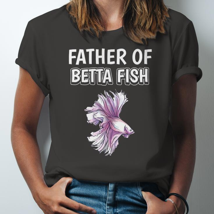Boys Betta Fish Dad Fathers Day Father Of Betta Fish Jersey T-Shirt