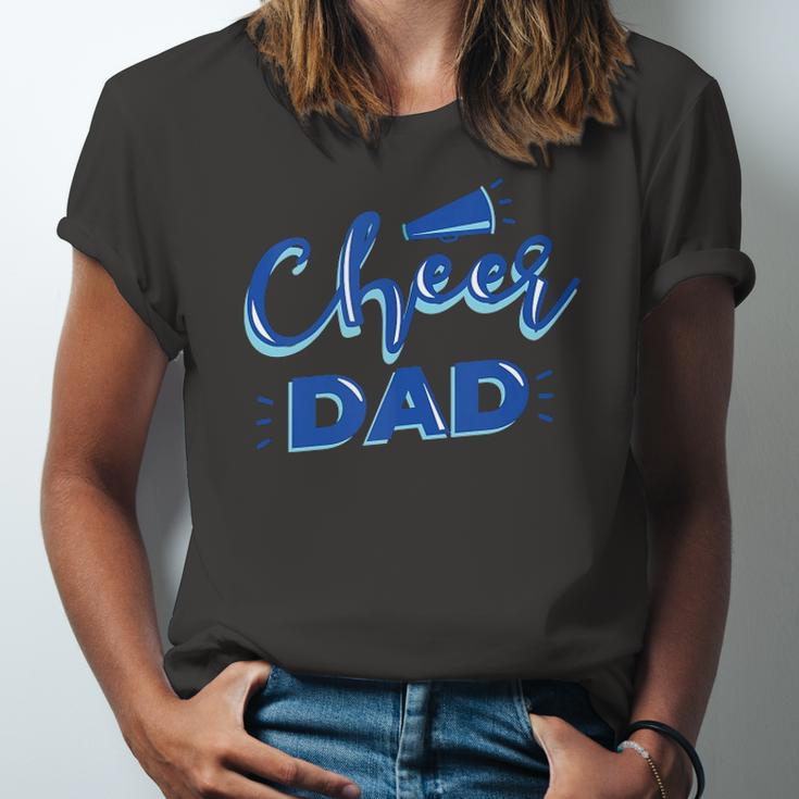 Cheer Dad Proud Cheerleader Father Cheer Parent Jersey T-Shirt