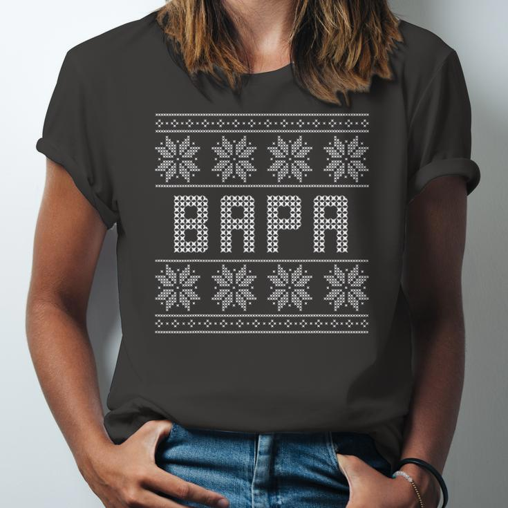 Christmas For Bapa Holiday Jersey T-Shirt