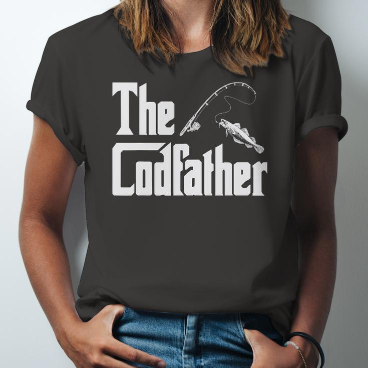 The Codfather Fish Angling Fishing Lover Humorous Jersey T-Shirt
