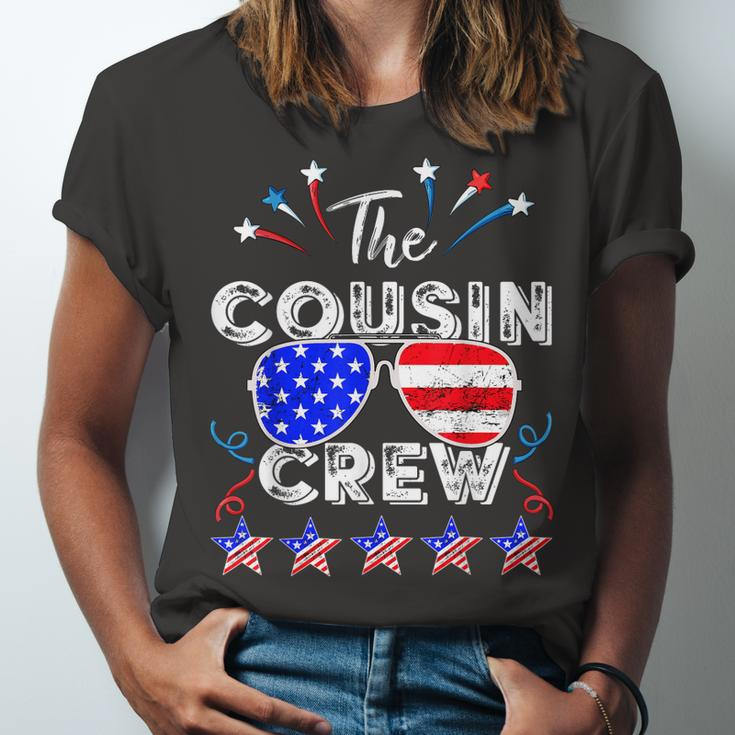 Cousin Crew 4Th Of July Patriotic American Family Matching V2 Unisex Jersey Short Sleeve Crewneck Tshirt