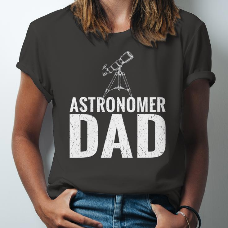 Distressed Retro Vintage Telescope Star Astronomy Jersey T-Shirt