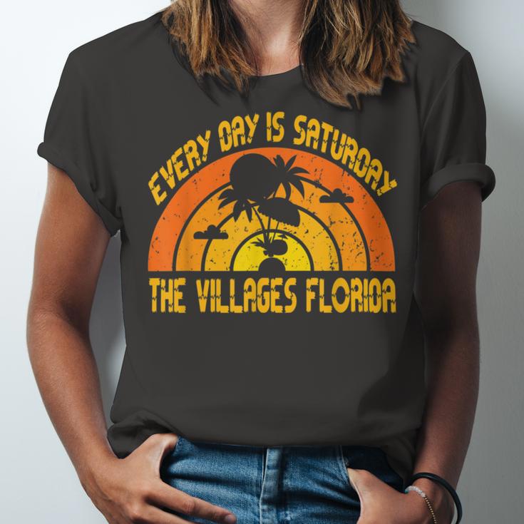 Every Day Is Saturday The Villages Florida Unisex Jersey Short Sleeve Crewneck Tshirt