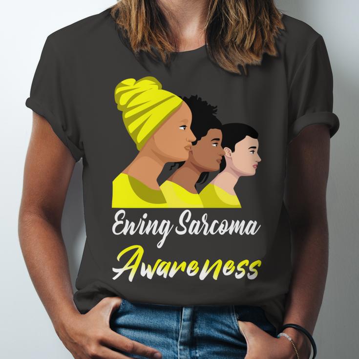 Ewings Sarcoma Awareness Yellow Women Ewings Sarcoma Ewings Sarcoma Awareness Unisex Jersey Short Sleeve Crewneck Tshirt