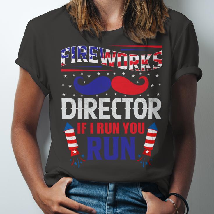 Fireworks Director If I Run You Run Unisex Jersey Short Sleeve Crewneck Tshirt