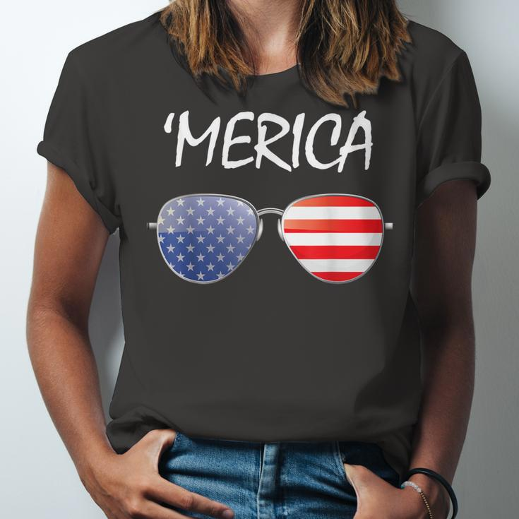 Fourth Of July 4Th July Us America Flag Kids Boys Merica Unisex Jersey Short Sleeve Crewneck Tshirt