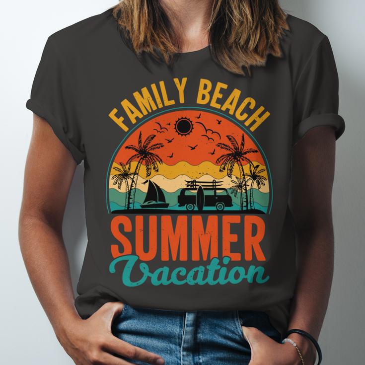 Funny Family Beach Summer Vacation Unisex Jersey Short Sleeve Crewneck Tshirt