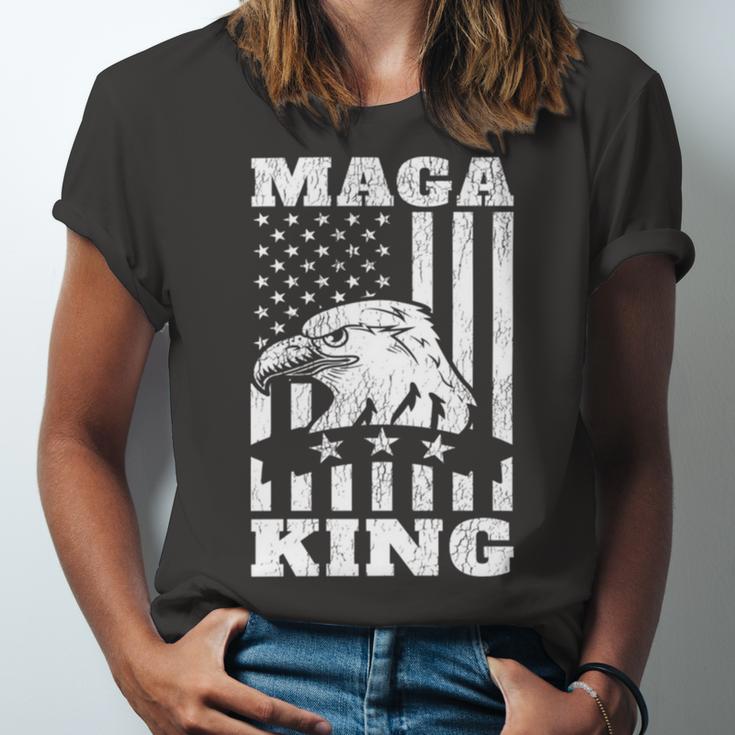 Funny Maga King Trump Supporter Gift Maga King Unisex Jersey Short Sleeve Crewneck Tshirt